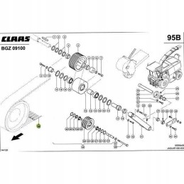Claas jaguar diržas 830 900 pjovimo būgnas 0000677471
