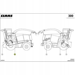 Claas jaguar diržas 830 900 pjovimo būgnas 0000677471