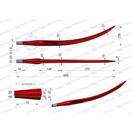 Zabladacza raudona sulenkta l 680 warynski