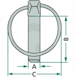 Massey Ferguson V formos diržo įtempiklis 4282175m1