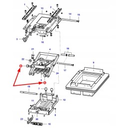 Va262197 operatoriaus sėdynės įvorė