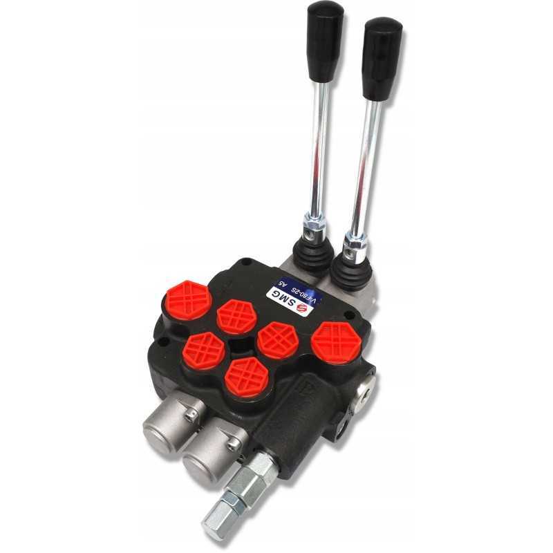 Hidraulinis skirstytuvas, 2 sekcijų, 80l