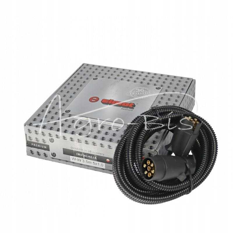 Priekabos elektros prijungimo kabelis 5x1 3