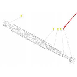 100116158 dvigubos spyruoklės pabaiga