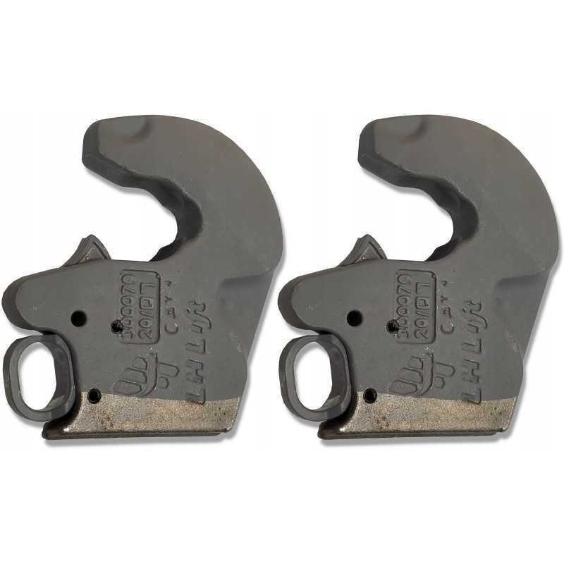 2x tvirtas kablys su antgaliu CBM 1 kategorijos suvirinimui 29x44