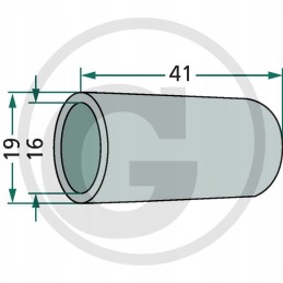 Viršutinės jungties sumažinimo įvorė 41x19x16 cat0 1