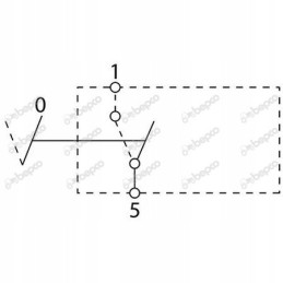 Gaidžio jungiklis 42x22mm 2 padėtys