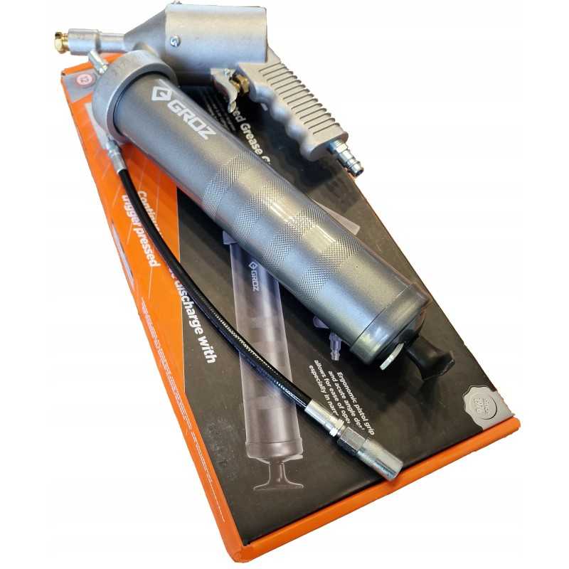 HD Groz 400 g pneumatinis tepalo pistoletas su žarna