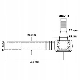Landini lazdos galas 8880 9080 9880 3426313m1