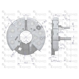 Generatoriaus diodinis lygintuvas 0120484011ex naujo tipo