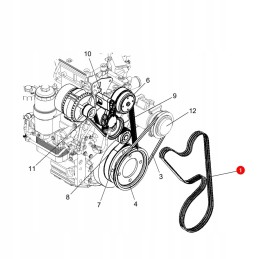 Fendt f731200040090 trapecinis dirzas originalus