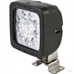 LED darbo lempa 1300 lm kvadratas 12 35v