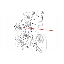 3786478m1 pavarų svirties trosas 1574 mm
