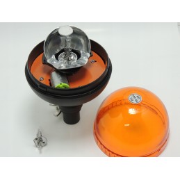 H1 blykstės lemputė ant sėdynės stulpo