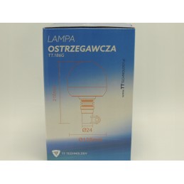 H1 blykstės lemputė ant sėdynės stulpo