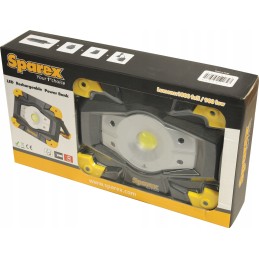 LED lempa 1600 liumenų su baterija ir maitinimo bloku