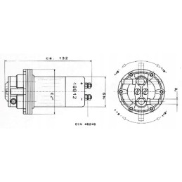 Elektrinis kuro siurblys 12v