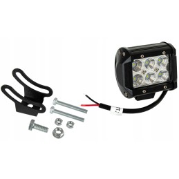 Halogeninė darbo lempa 6led 18w 1800lm 4x4
