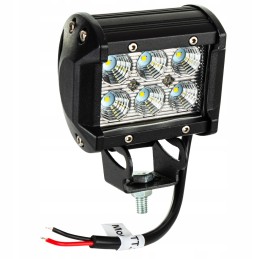Halogeninė darbo lempa 6led 18w 1800lm 4x4