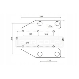 Darbo kėdė su atrama traktoriui C 360