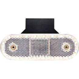 Stačiakampė LED markerinė lempa 12 24v su laidu