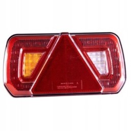Galinis žibintas 32 LED 12 24v su trikampiu kairėje L1831