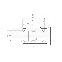 Sustiprintos sėdynės fotelis c 360 3p tvirtinimas