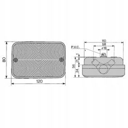 Deutz Massey Ferguson Mf kombinuotas galinis žibintas