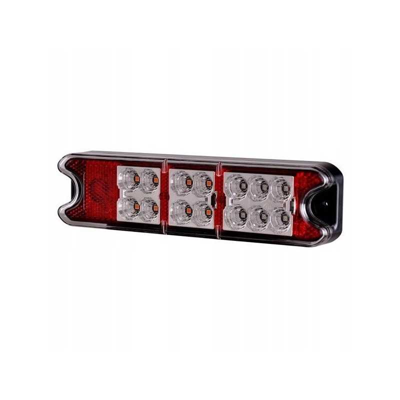 LED galinis žibintas 3 funkcijos 18led 12 24v