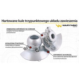 Kamuolys su apykakle, grūdintas, 1 kategorija 1 44x22 Warynski