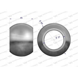 Grūdintas kamuolys, 3 kategorija, 64x37x45, Warynski domkratas