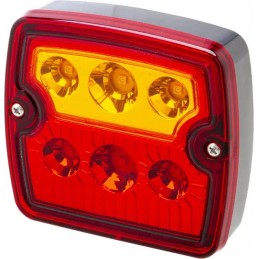 LED kombinuotas galinis žibintas lzd967 kvadratas 12 24