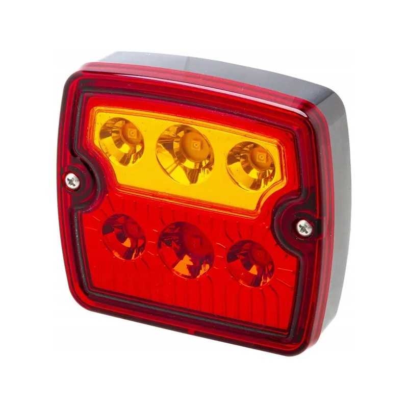 LED kombinuotas galinis žibintas lzd967 kvadratas 12 24