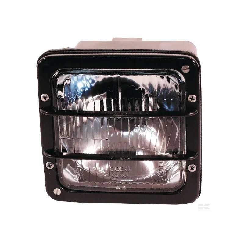 Kvadratinis atšvaitas, skaidrus, 140x112x112 mm