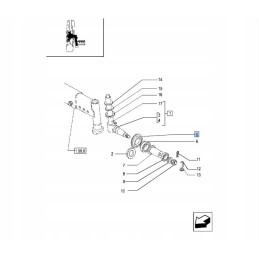 Sandariklis new holland td case jx 5090135 cnh