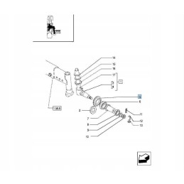 Sandariklis new holland td case jx 5090135 cnh