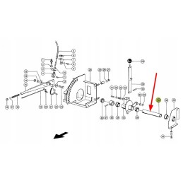 678645 0 darbinio stabdžio svirties kreiptuvas