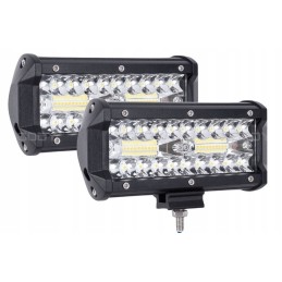 2 x halogeninių LED darbo lempų rinkinys 120w 12 24v