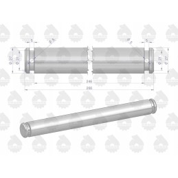 Rėmo pakabos kaištis C 360 originalus Ursus