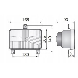Massey Ferguson mf4235 mf8260 priekinis žibintas