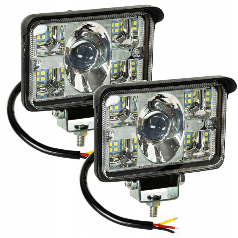 Halogeninė LED darbo lempa 45w, 2 vnt.komplektas