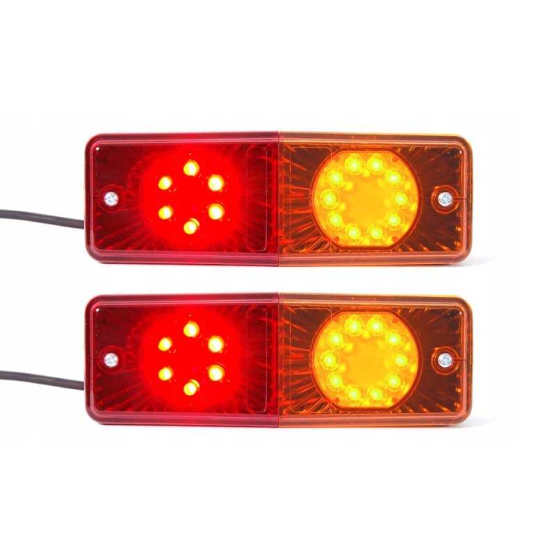 Kombinuotas traktoriaus traktoriaus galinis LED žibintas