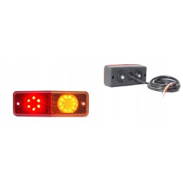 Kombinuotas traktoriaus traktoriaus galinis LED žibintas