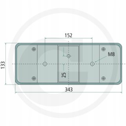Dešinysis galinis žibintas JCB Fastrac 700 50183