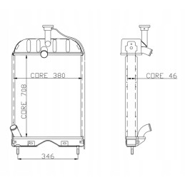 Ursus 2812 3512 3514 varinis vandens aušintuvas