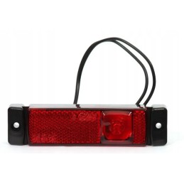 Stačiakampė LED markerinė lempa 12 24v su laidu