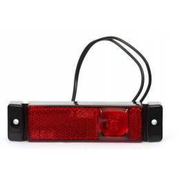 Stačiakampė LED markerinė lempa 12 24v su laidu