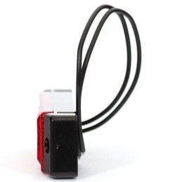 Stačiakampė LED markerinė lempa 12 24v su laidu