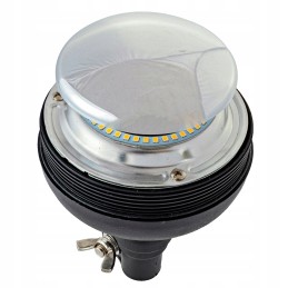 LED gaidžio įspėjamoji lemputė 12v 24v su laikikliu