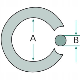 Oring 3mm 80mm 570080 0x3 0 granitas